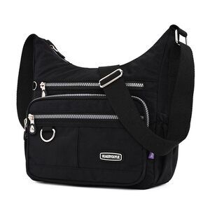 9738 Crossbody Bag Multi Pocket Shoulder Handbags Purse Waterproof Nylon